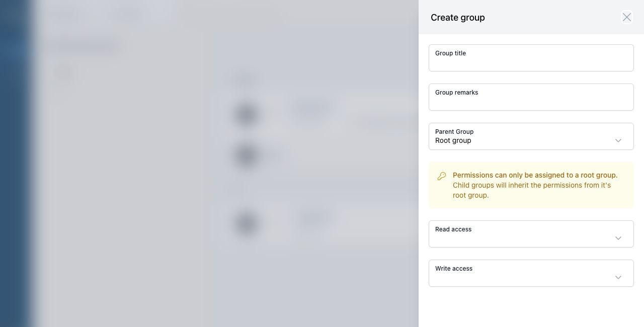 Create group