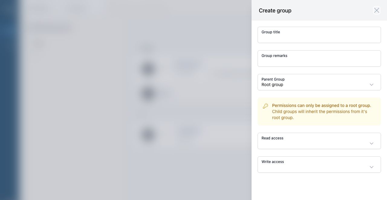 Create group